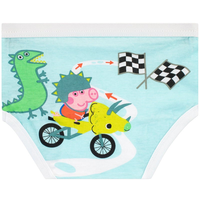 Peppa Pig Boys George Pig Underwear Pack of 5 Multicolored 4 - Image 4